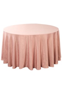 Customized solid color jacquard high-end table cover design hotel round table vertical sense banquet conference tablecloth tablecloth center  Site construction starts praying   worship tablecloth  120CM, 140CM, 150CM, 160CM, 180CM, 200CM, 220CMSKTBC056 side view